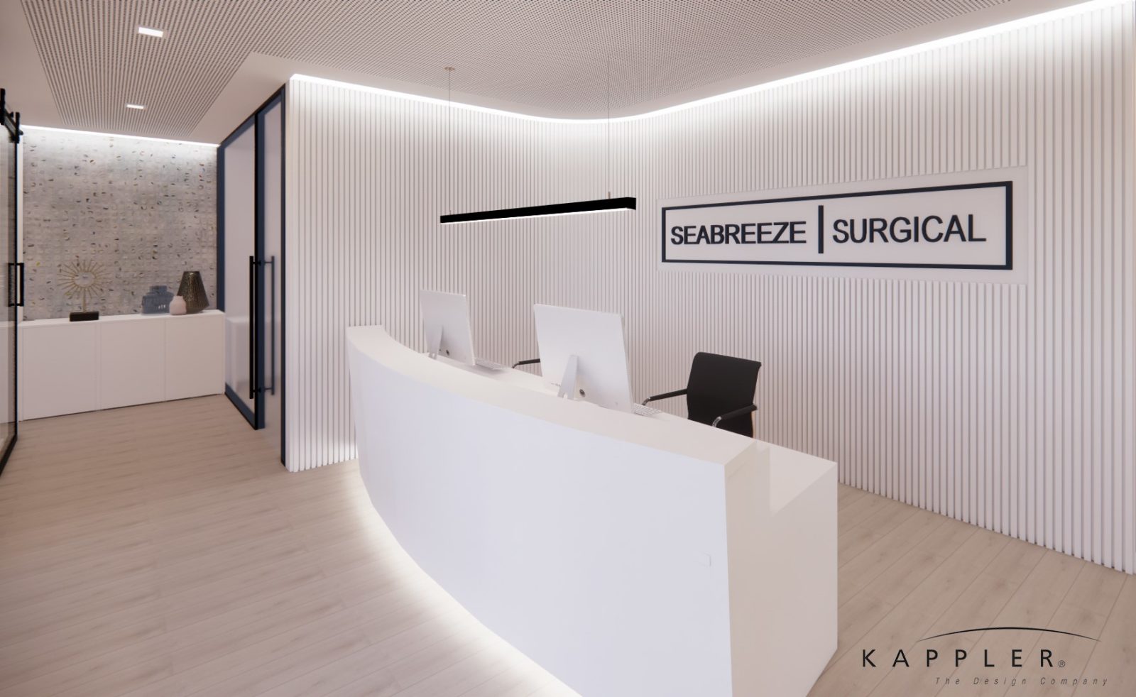 dental design studio seabreeze dental 3d rendering designed by Kappler