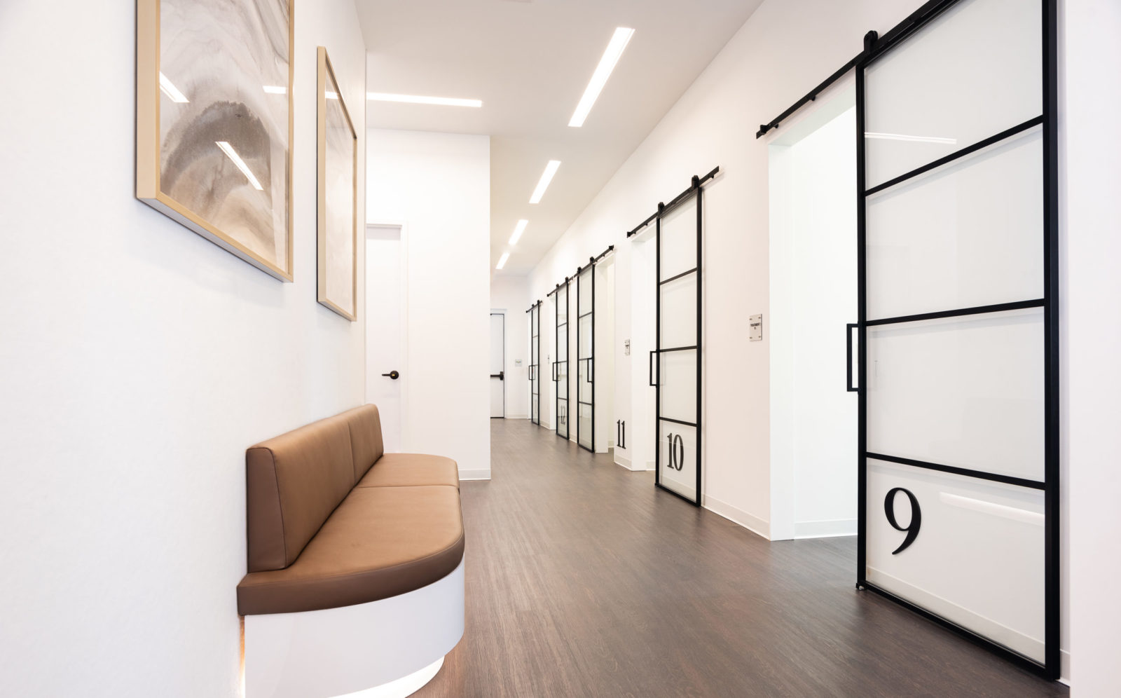 dental offices design hallway